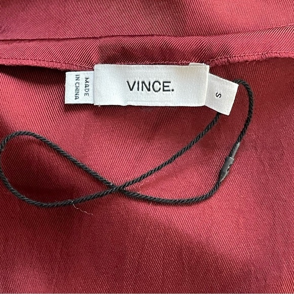 Vince | Red Mixed Media Sweater Dress New - Picture 6 of 10